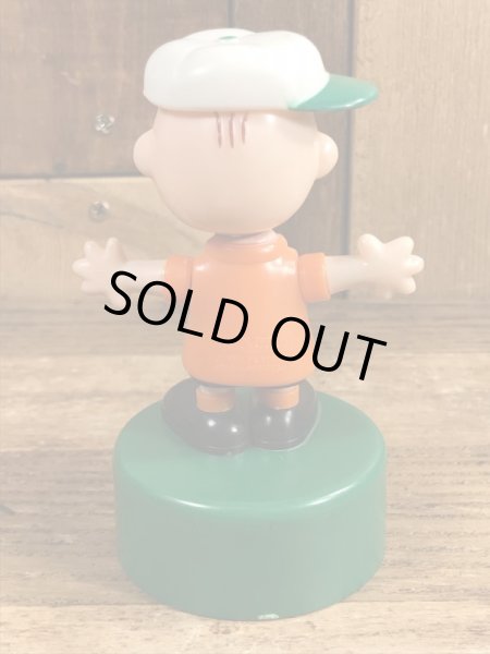 チャーリーブラウン　ヴィンテージ　プッシュパペットトイ　スヌーピー　70’s