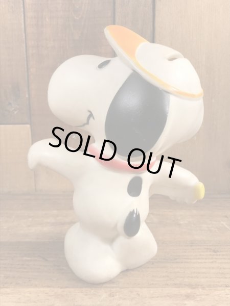 スヌーピー　ヴィンテージ　貯金箱フィギュア　ピーナッツ　80’s