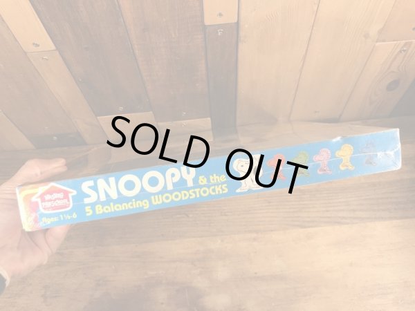 スヌーピー　ヴィンテージ　バランストイ　ウッドストック　80’s