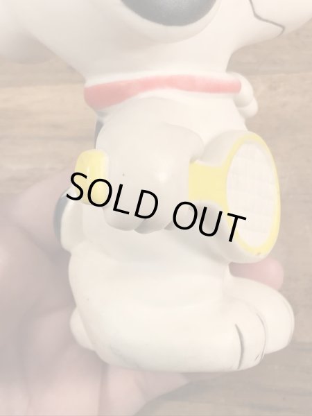 スヌーピー　ヴィンテージ　貯金箱フィギュア　ピーナッツ　80’s