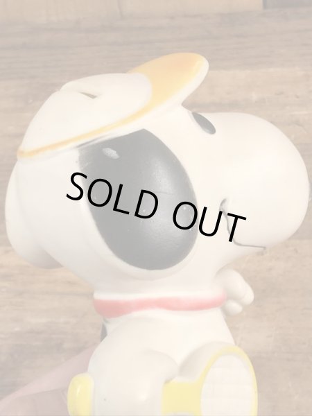 スヌーピー　ビンテージ　コインバンクドール　ピーナッツ　80年代