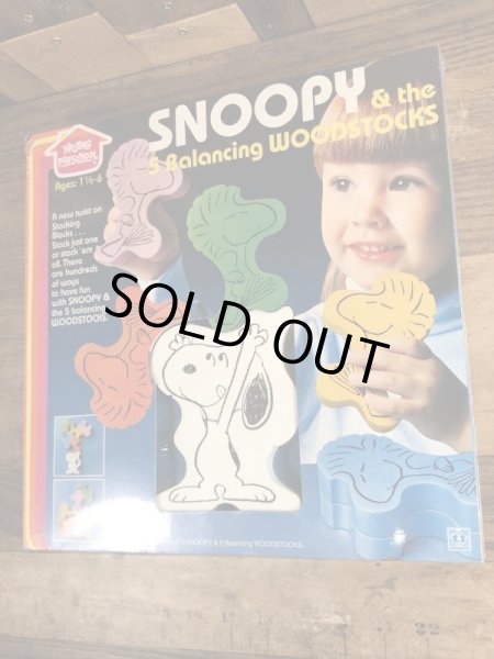 スヌーピー　ヴィンテージ　バランストイ　ウッドストック　80’s
