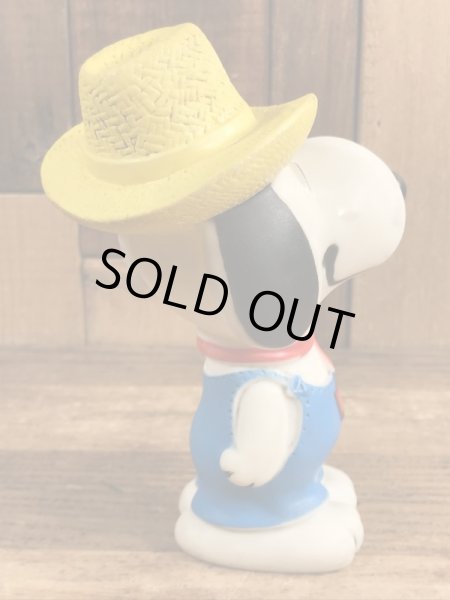 スヌーピー　ビンテージ　スクイーズドール　ピーナッツ　80年代