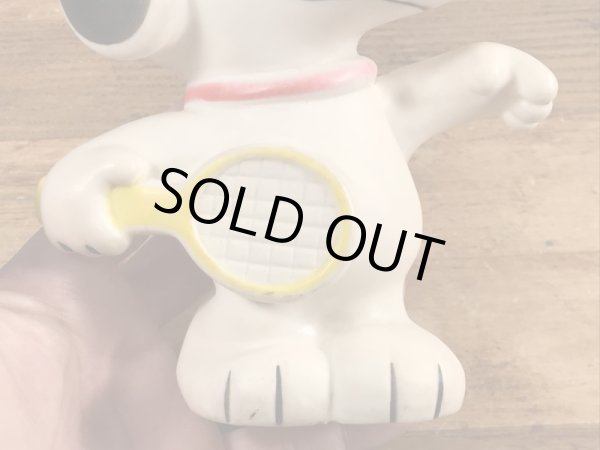 スヌーピー　ヴィンテージ　貯金箱フィギュア　ピーナッツ　80’s