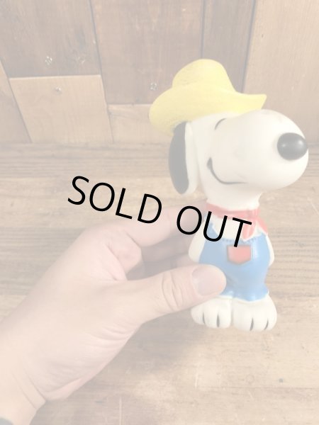 スヌーピー　ヴィンテージ　ソフビフィギュア　80’s