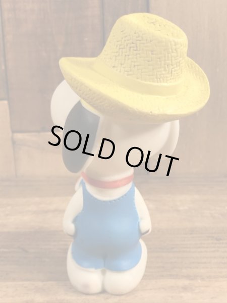 スヌーピー　ヴィンテージ　ソフビフィギュア　80’s