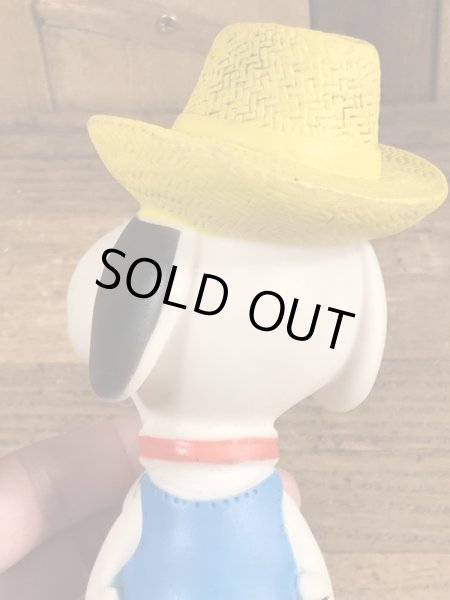 スヌーピー　ビンテージ　スクイーズドール　ピーナッツ　80年代