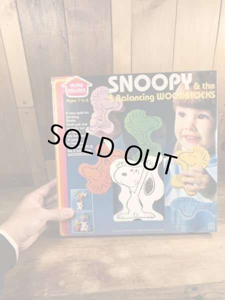 スヌーピー　ヴィンテージ　バランストイ　ウッドストック　80’s