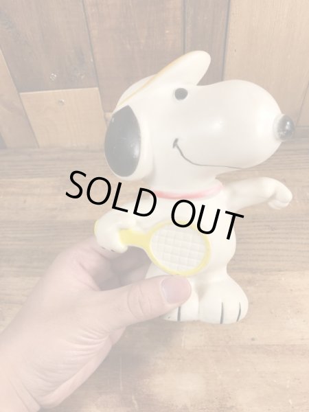 スヌーピー　ヴィンテージ　貯金箱フィギュア　ピーナッツ　80’s