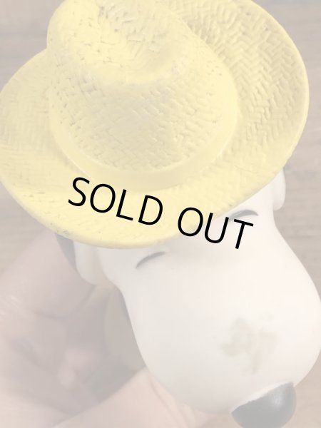 スヌーピー　ビンテージ　スクイーズドール　ピーナッツ　80年代