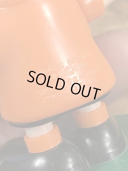 チャーリーブラウン　ヴィンテージ　プッシュパペットトイ　スヌーピー　70’s