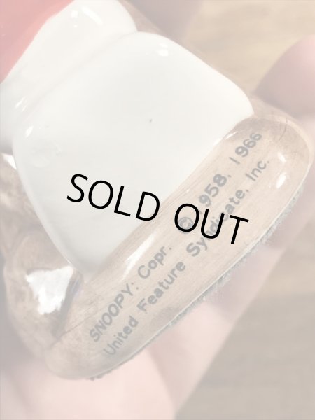 スヌーピー ビンテージ ペーパーウェイト 陶器 70年代