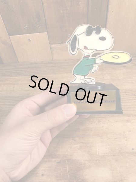 スヌーピー　ヴィンテージ　トロフィー　ジョークール　70’s