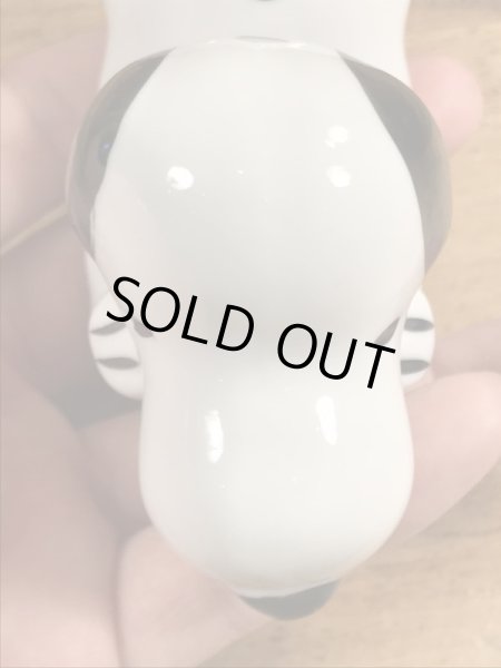 スヌーピー　ビンテージ　ペーパーウェイト　陶器　80年代