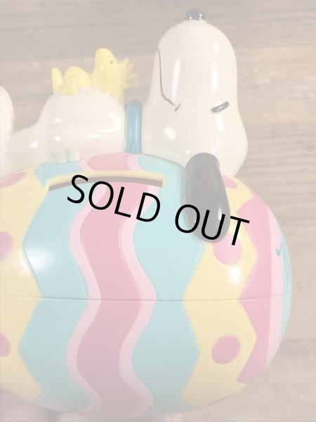 スヌーピー　ビンテージ　貯金箱　ウッドストック　90年代