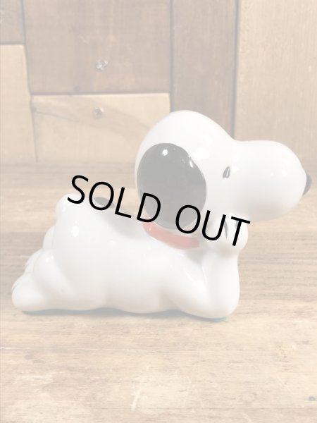 スヌーピー　ヴィンテージ　ペーパーウェイト　磁器　80’s