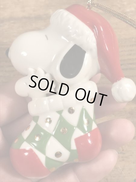 スヌーピー　ビンテージ　オーナメント　陶器　Lenox