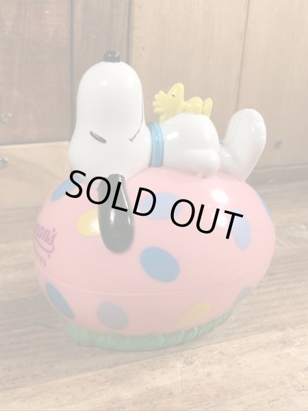 スヌーピー　ビンテージ　コインバンク　ウッドストック　90年代