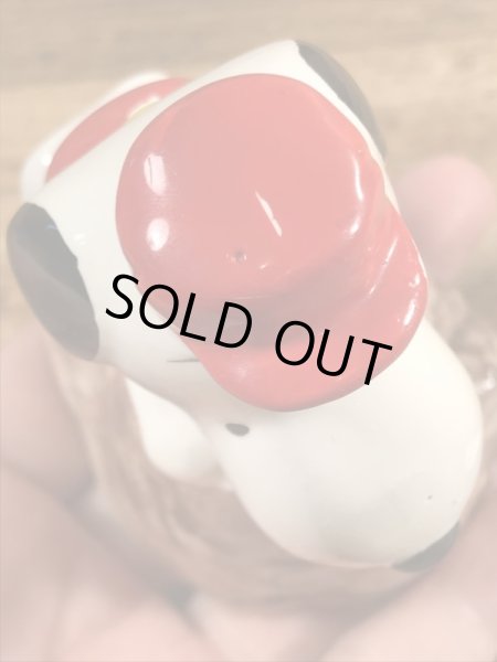 スヌーピー ビンテージ ペーパーウェイト 陶器 70年代