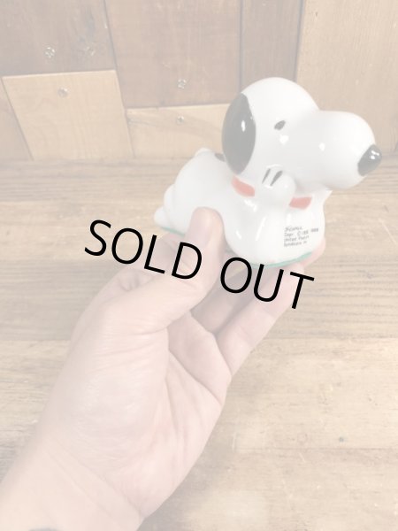 スヌーピー　ヴィンテージ　ペーパーウェイト　磁器　80’s