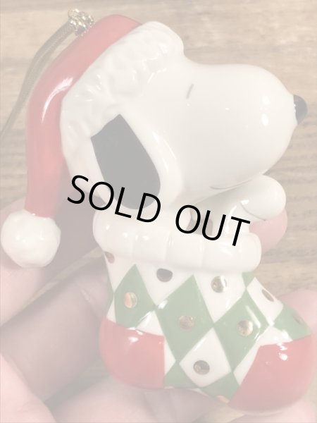 スヌーピー　ビンテージ　オーナメント　陶器　Lenox