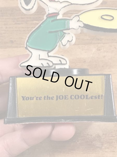 スヌーピー　ヴィンテージ　トロフィー　ジョークール　70’s