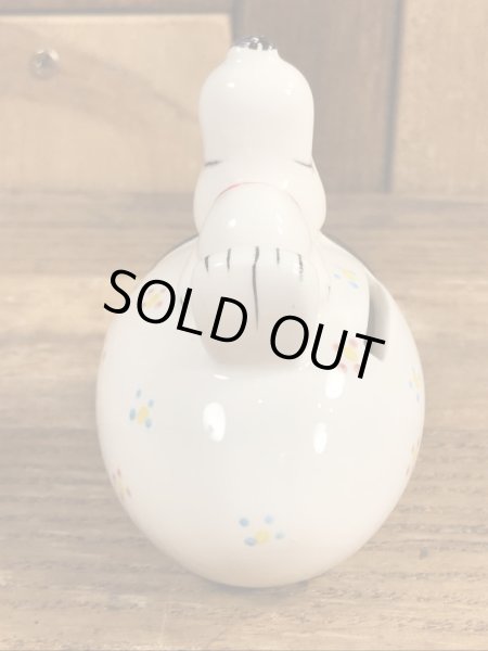 スヌーピー　ヴィンテージ　貯金箱　イースター　70’s