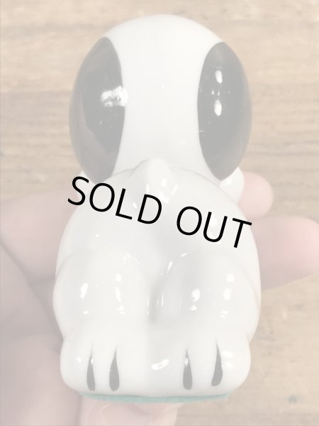 スヌーピー　ビンテージ　ペーパーウェイト　陶器　80年代