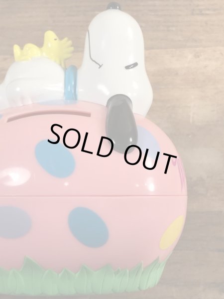 スヌーピー　ビンテージ　コインバンク　ウッドストック　90年代