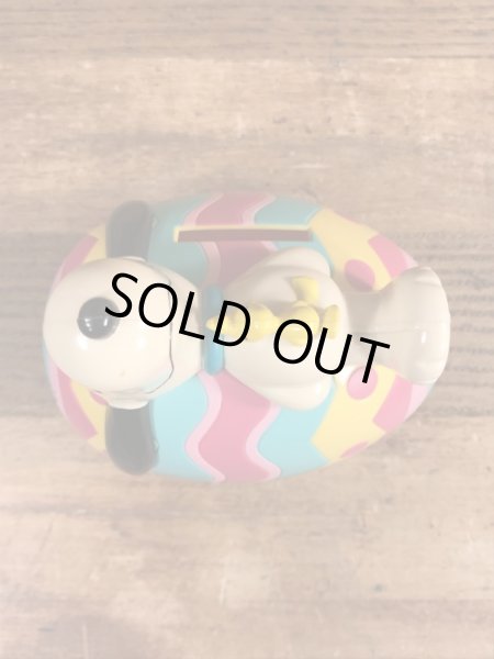 スヌーピー　ビンテージ　貯金箱　ウッドストック　90年代