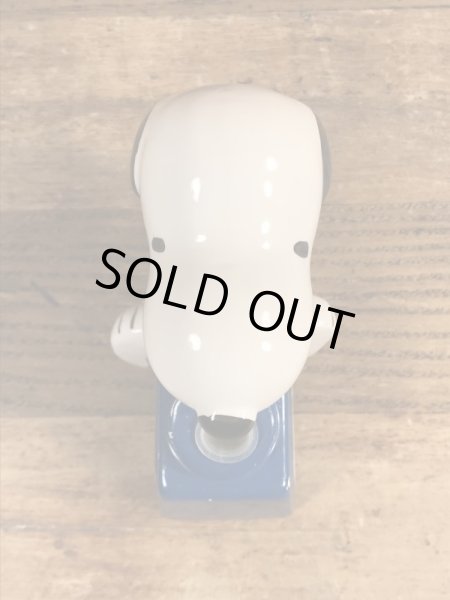 スヌーピー　ビンテージ　ペン立て　陶器　70年代