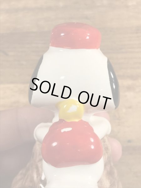 スヌーピー ビンテージ ペーパーウェイト 陶器 70年代