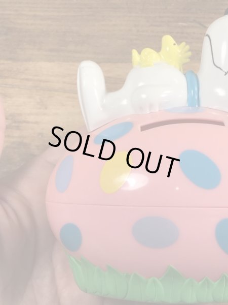 スヌーピー　ヴィンテージ　貯金箱　ウッドストック　90’s