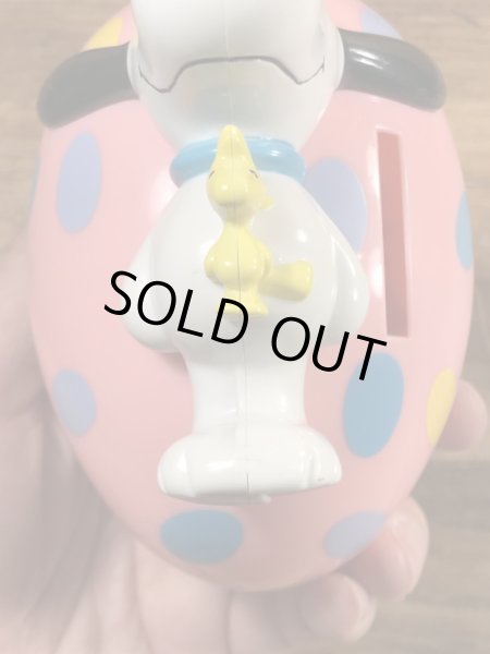 スヌーピー　ヴィンテージ　貯金箱　ウッドストック　90’s