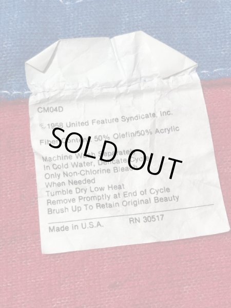 スヌーピー　ヴィンテージ　ラグマット　ピーナッツ　70~80’s