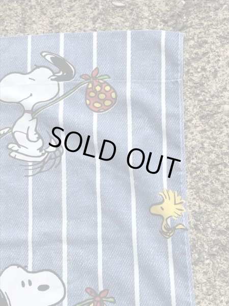 スヌーピー　ヴィンテージ　ベッドシーツ　生地　70~80’s