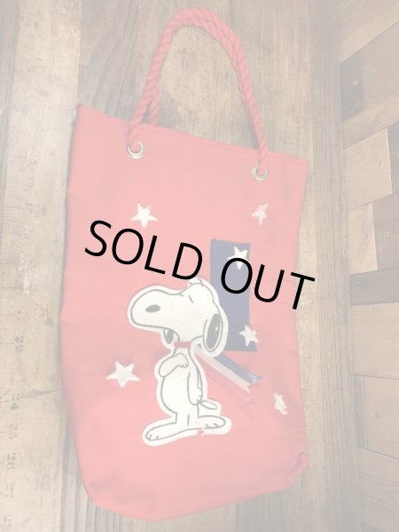 Peanuts Snoopy Tote Bag スヌーピー ビンテージ 手提げかばん トート