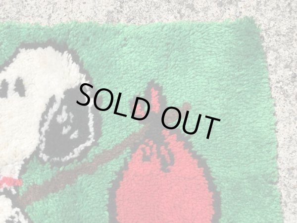 スヌーピー ビンテージ ラグマット ピーナッツ 70年代