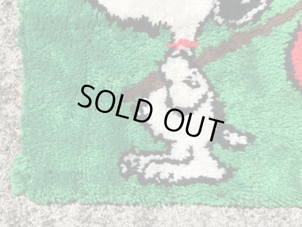 スヌーピー ヴィンテージ ラグマット ピーナッツ 70’s