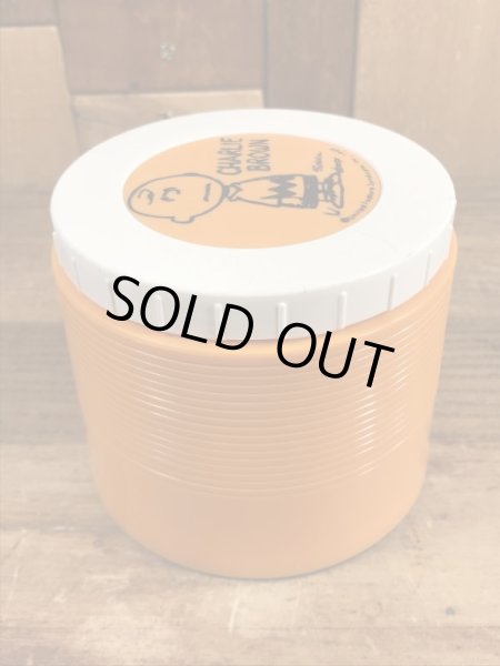 チャーリーブラウン　ビンテージ　サーモスジャー　スヌーピー　70年代