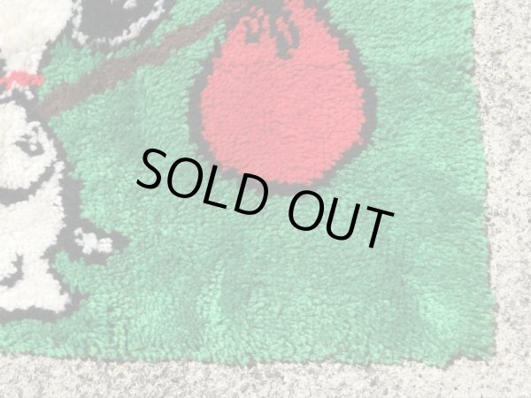 スヌーピー ビンテージ ラグマット ピーナッツ 70年代