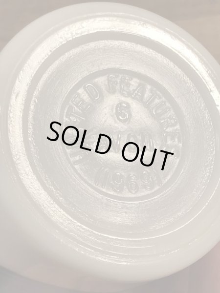 チャーリーブラウン　ビンテージ　リキッドソープマグ　スヌーピー　60年代