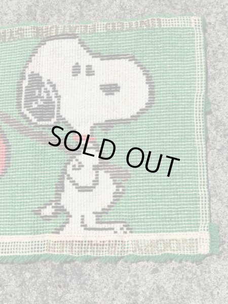 スヌーピー ヴィンテージ ラグマット ピーナッツ 70’s