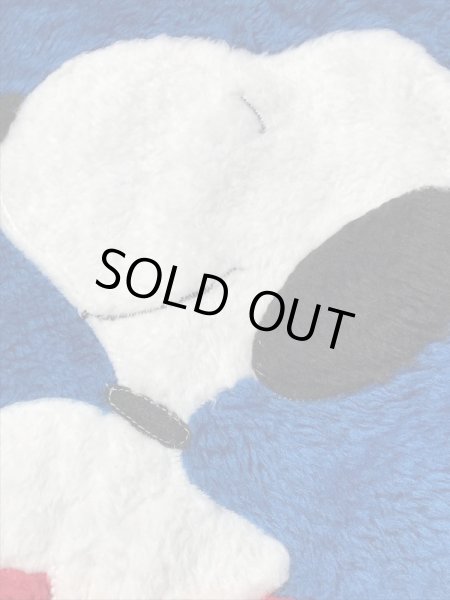 スヌーピー　ヴィンテージ　ラグマット　ピーナッツ　70~80’s