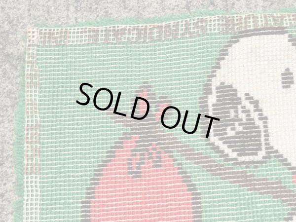 スヌーピー ビンテージ ラグマット ピーナッツ 70年代