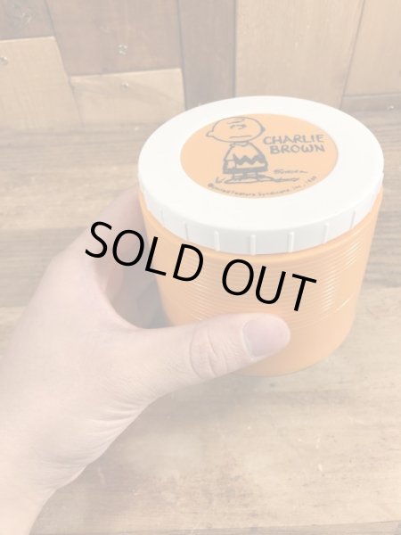 チャーリーブラウン　ヴィンテージ　保温ジャー　スヌーピー　70’s