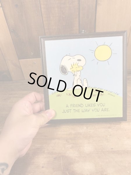 スヌーピー　ヴィンテージ　壁掛け　ウッドストック　70’s