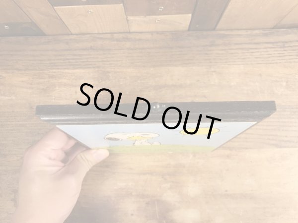 スヌーピー　ヴィンテージ　壁掛け　ウッドストック　70’s