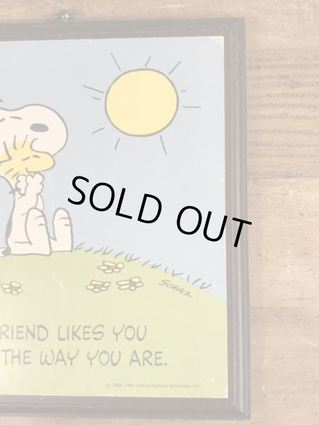 スヌーピー　ヴィンテージ　壁掛け　ウッドストック　70’s