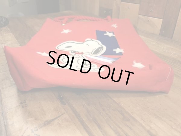 スヌーピー　ヴィンテージ　手提げかばん　ピーナッツ　70’s